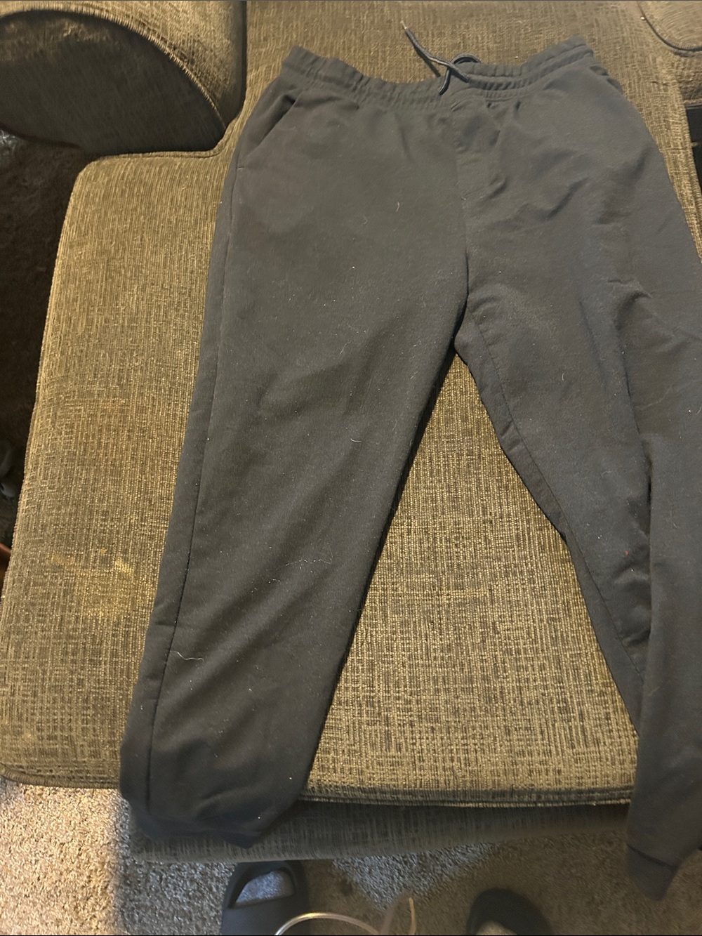 Classic Men's Black Jogger Sweatpants - Comfortable Everyday Fit